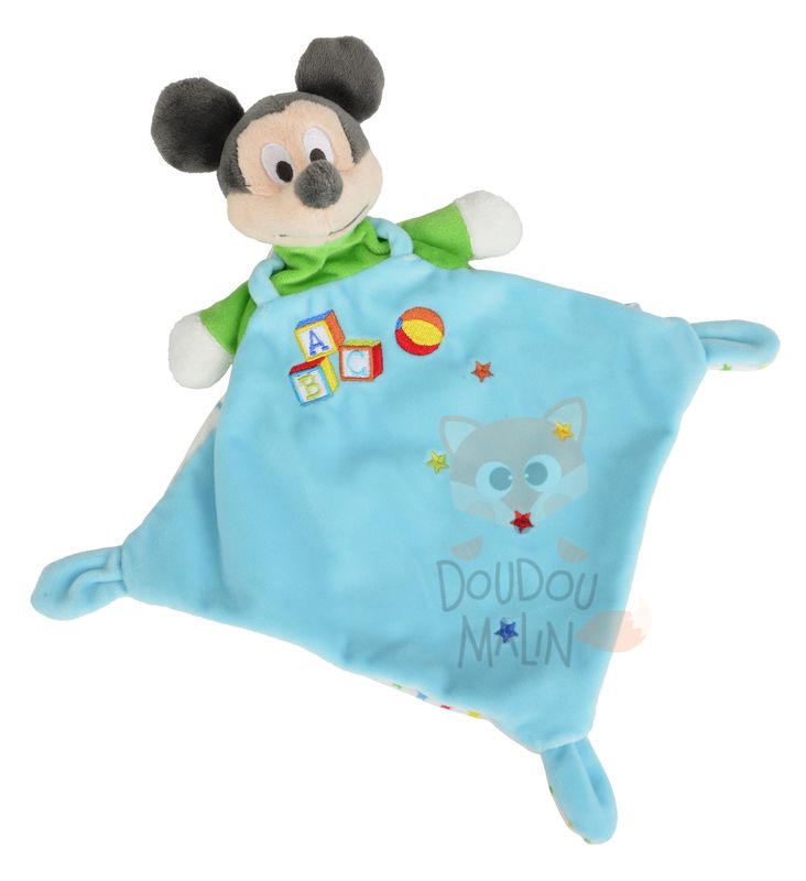  mickey souris plat losange  bleu vert étoile 